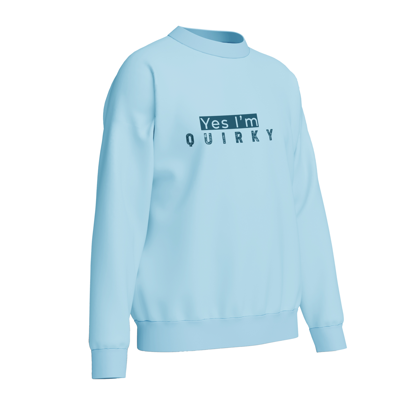 Quirky (Blue) - Unisex Sweatshirt