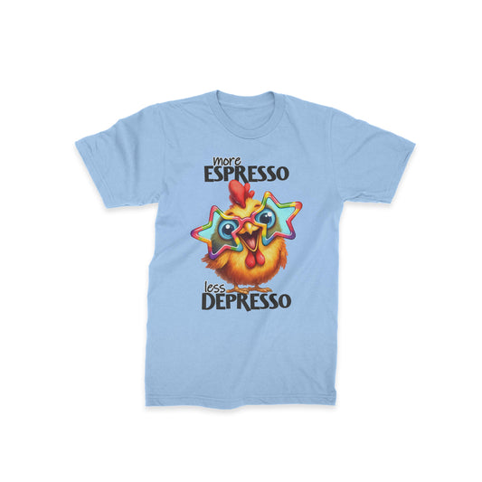 More Espresso Less Depresso - Classic Half Sleeves T-shirt