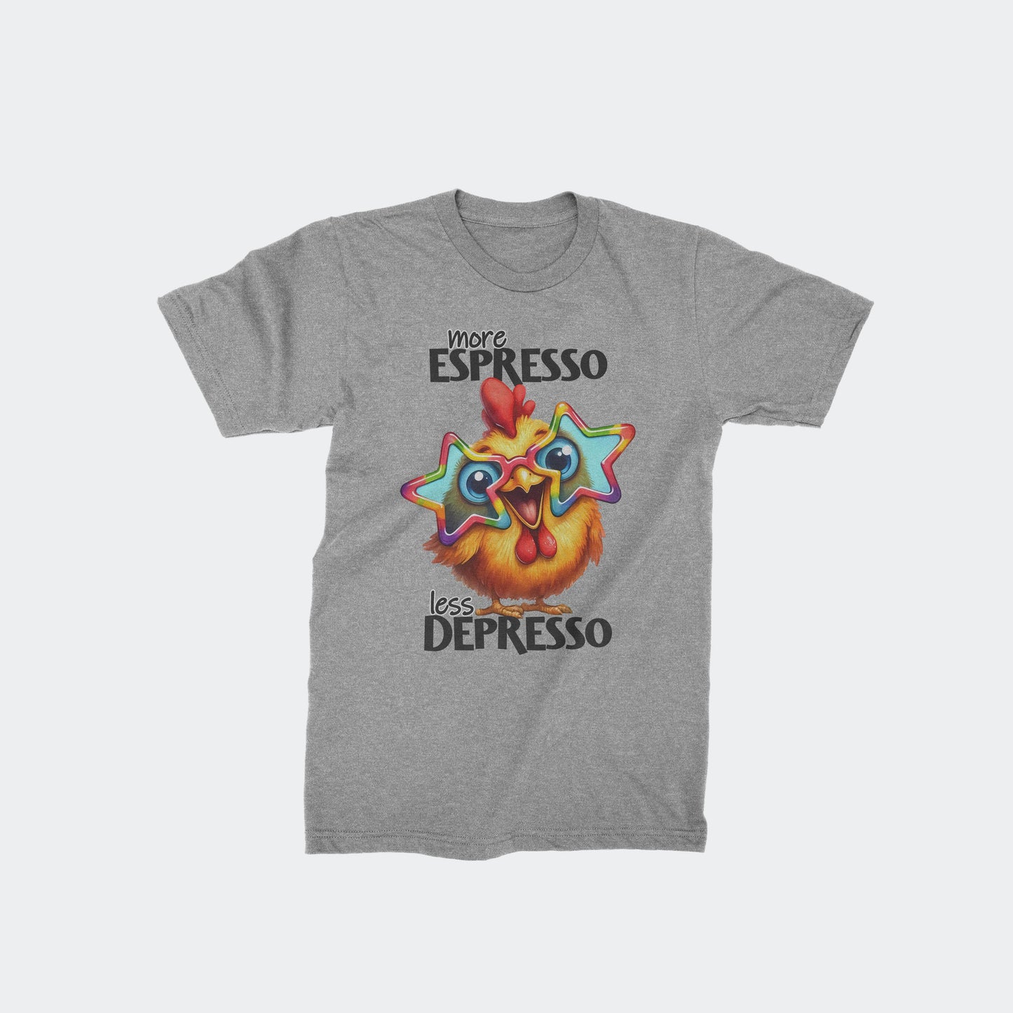 More Espresso Less Depresso - Classic Half Sleeves T-shirt