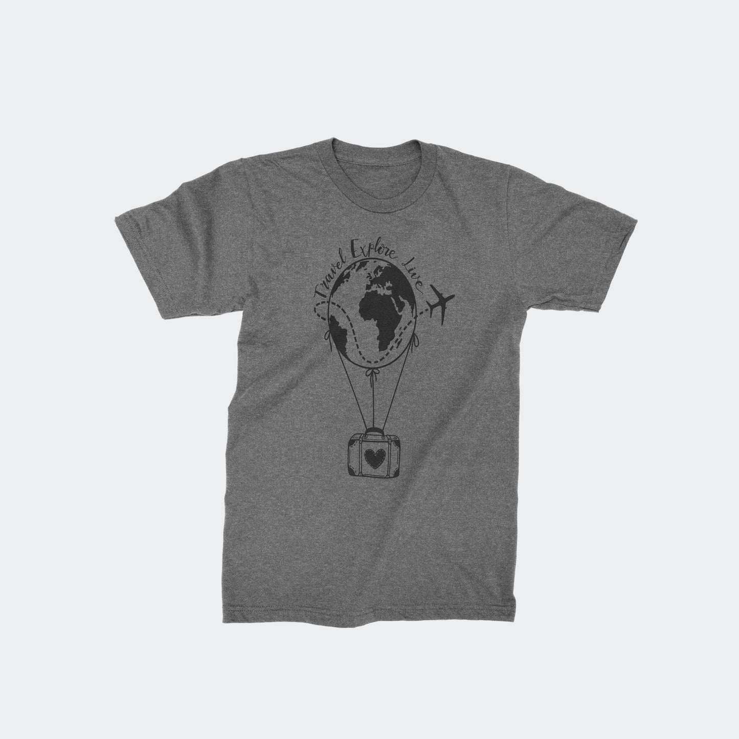 Travel Explore Live - Classic Half Sleeves T-shirt