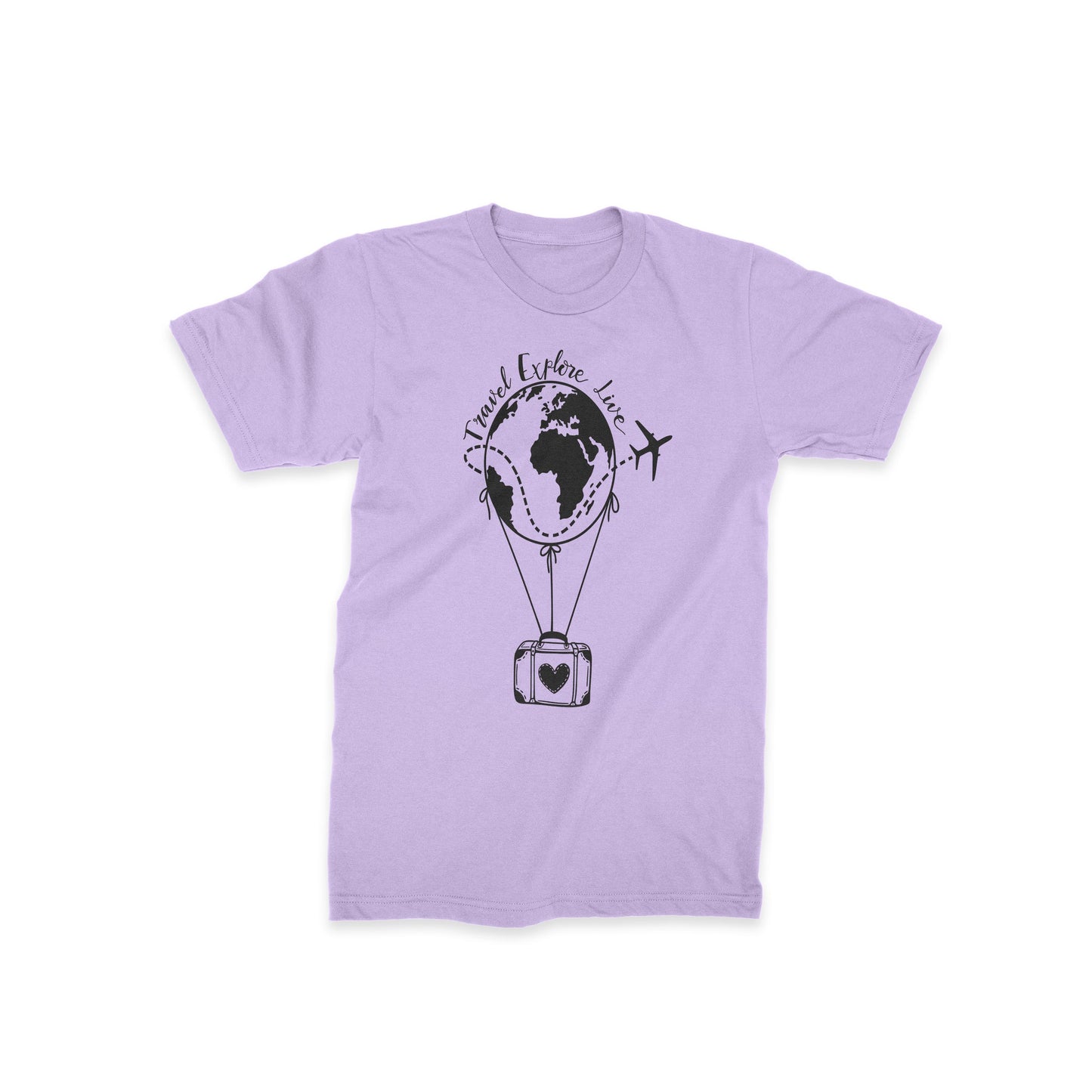 Travel Explore Live - Classic Half Sleeves T-shirt