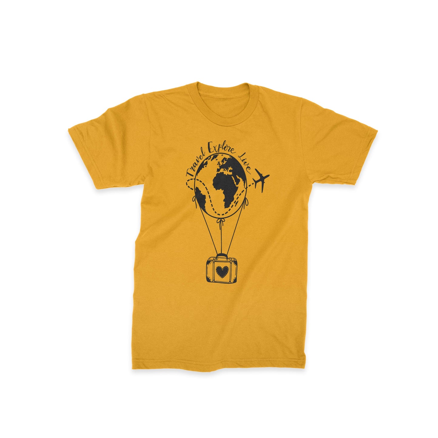 Travel Explore Live - Classic Half Sleeves T-shirt