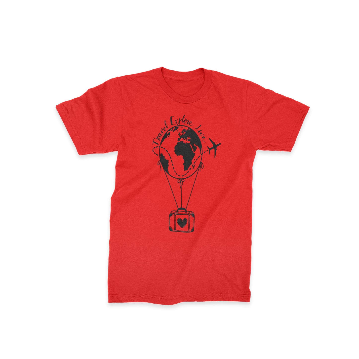 Travel Explore Live - Classic Half Sleeves T-shirt