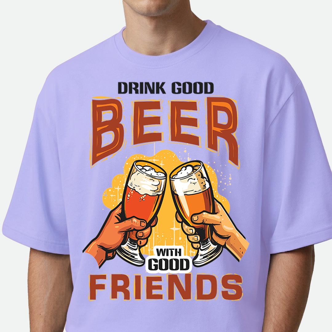 Beer & Friends - Oversized T-shirt