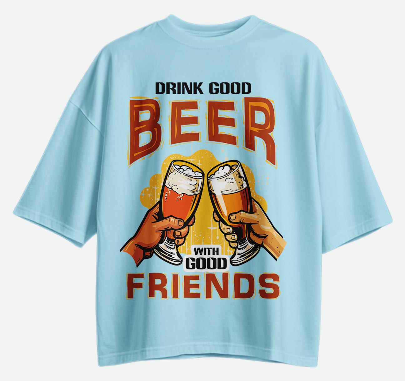 Beer & Friends - Oversized T-shirt