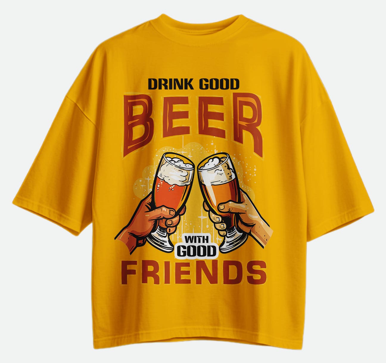 Beer & Friends - Oversized T-shirt