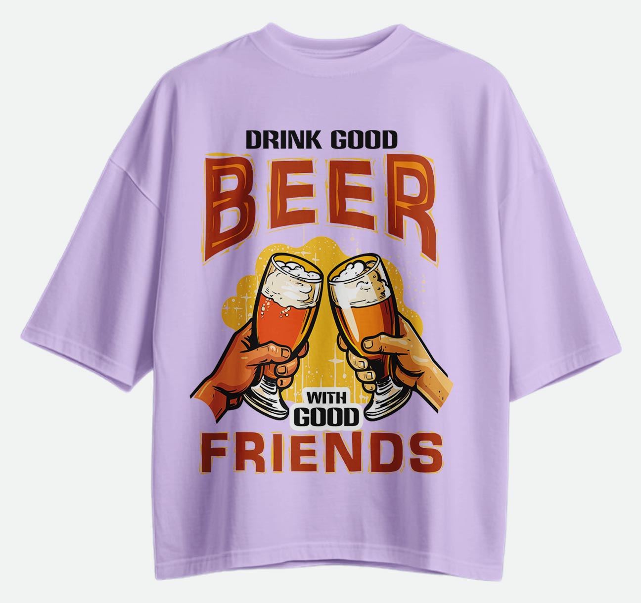 Beer & Friends - Oversized T-shirt
