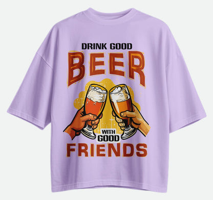 Beer & Friends - Oversized T-shirt