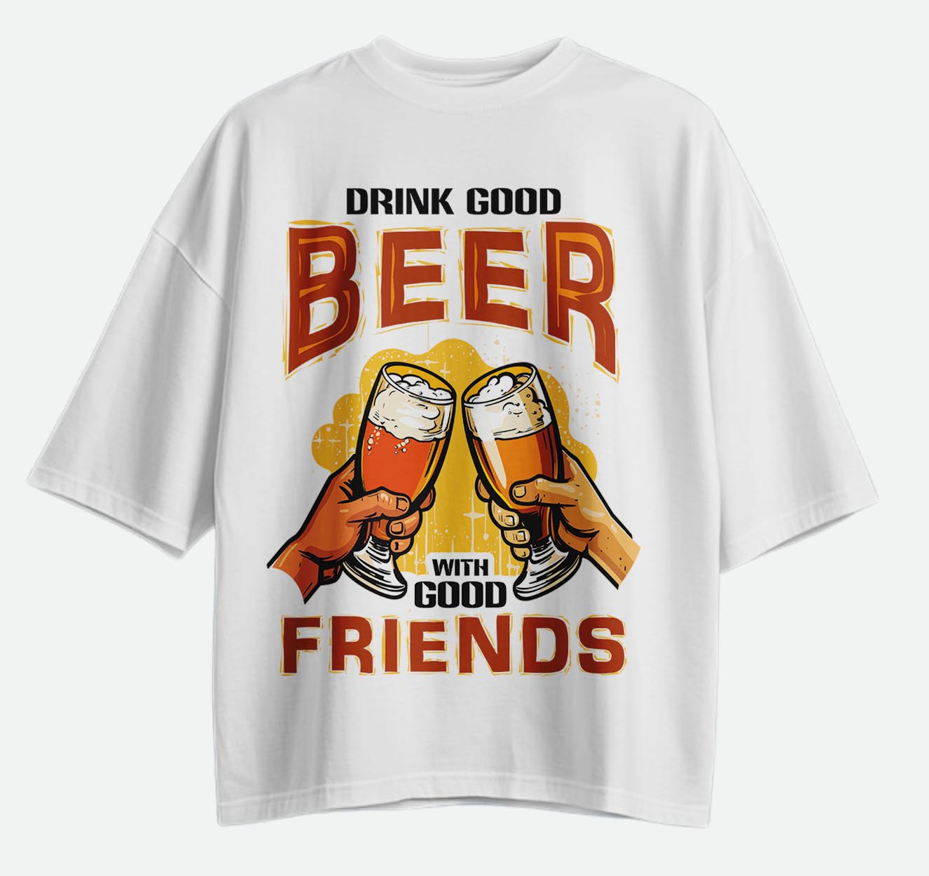 Beer & Friends - Oversized T-shirt
