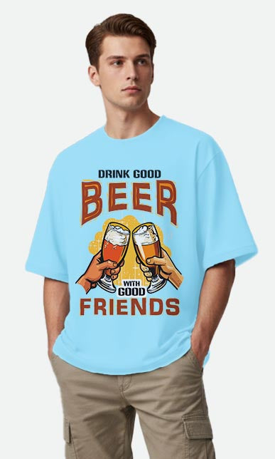 Beer & Friends - Oversized T-shirt