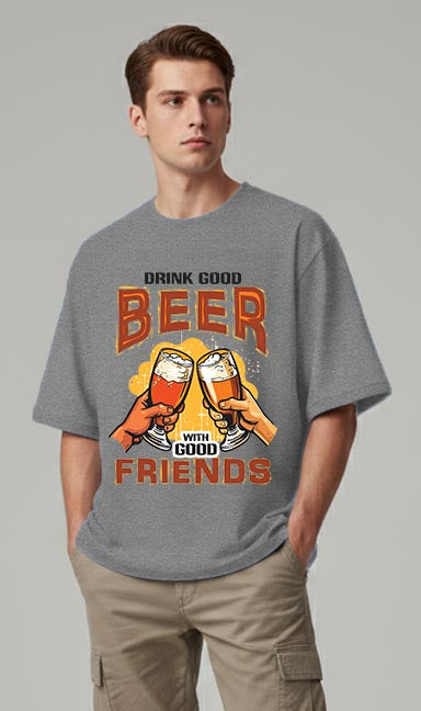 Beer & Friends - Oversized T-shirt