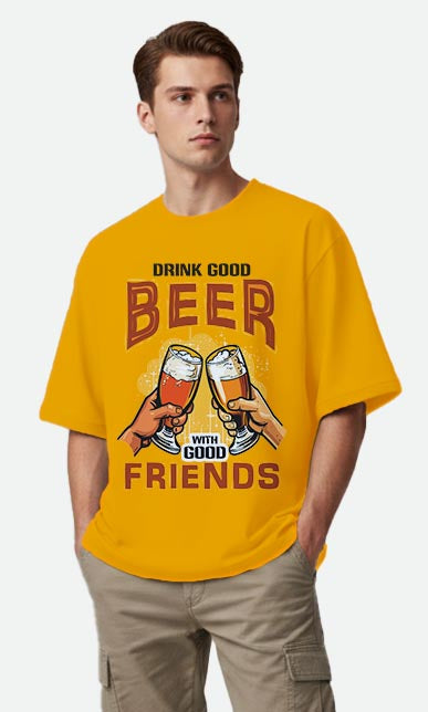 Beer & Friends - Oversized T-shirt