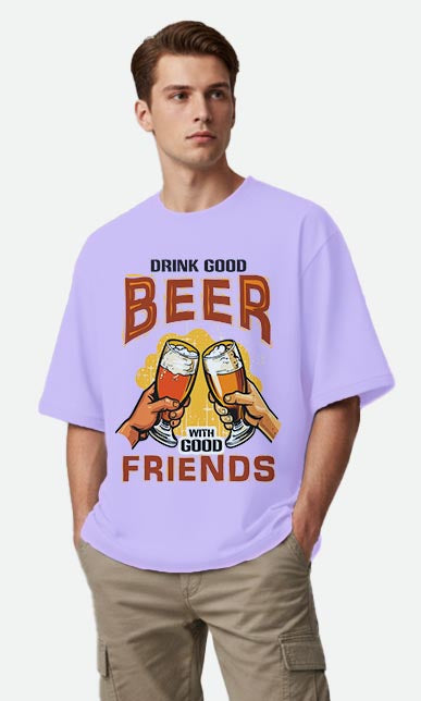 Beer & Friends - Oversized T-shirt
