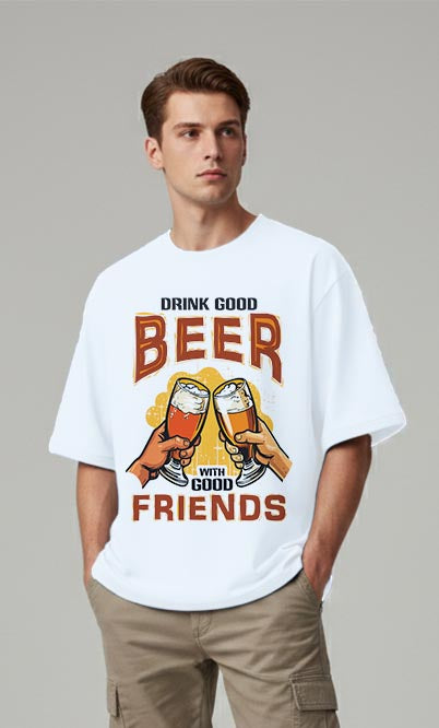 Beer & Friends - Oversized T-shirt