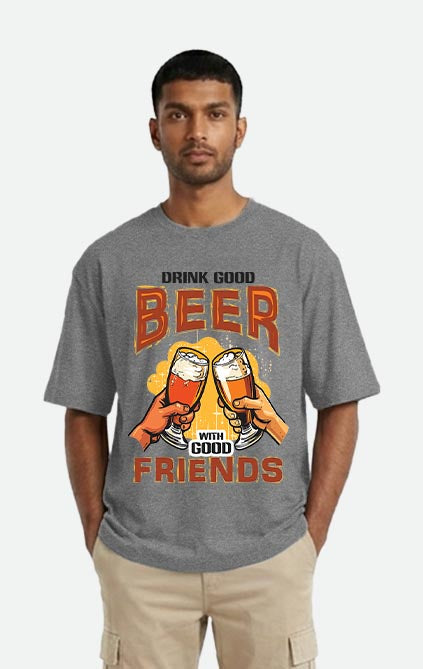 Beer & Friends - Oversized T-shirt