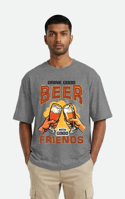 Beer & Friends - Oversized T-shirt