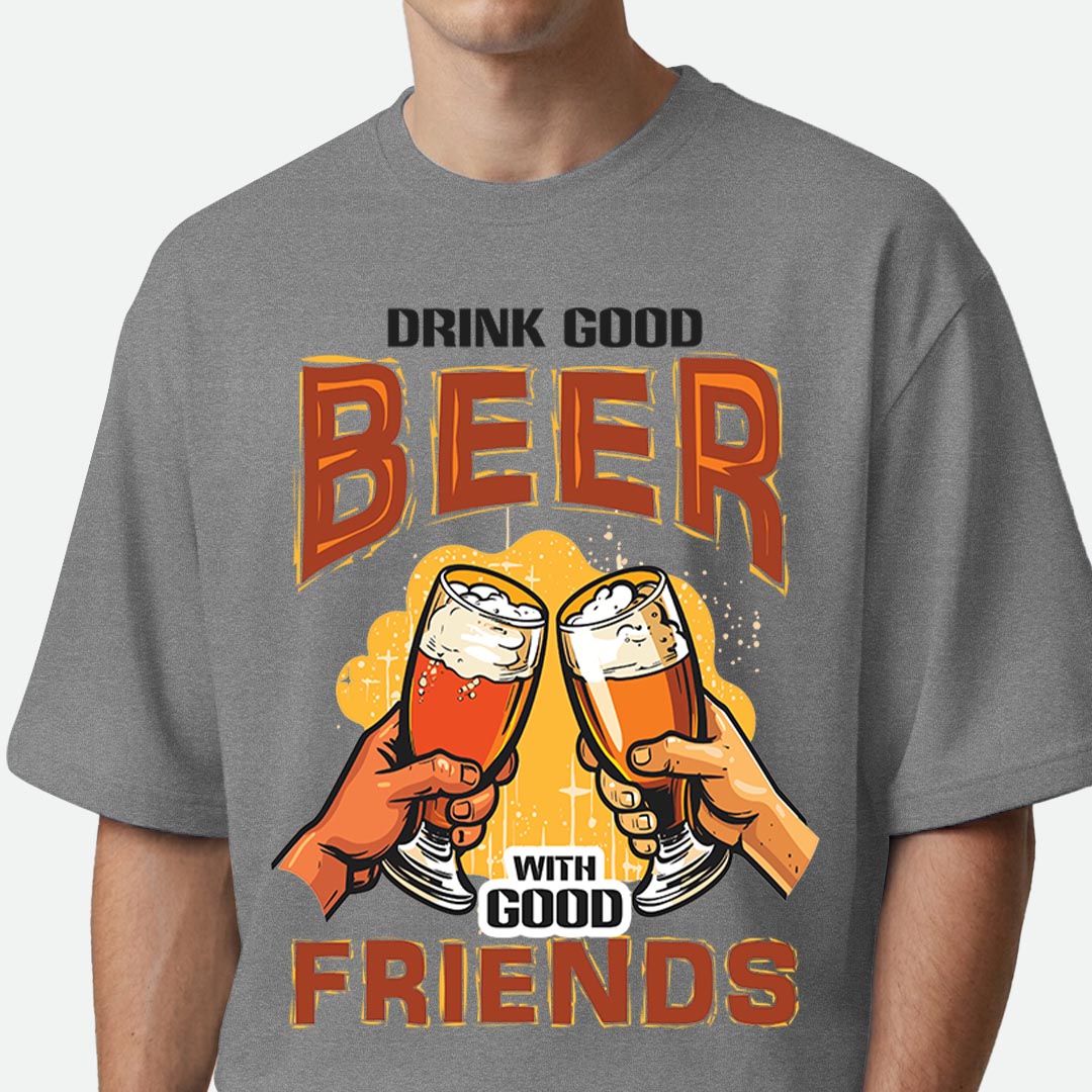 Beer & Friends - Oversized T-shirt
