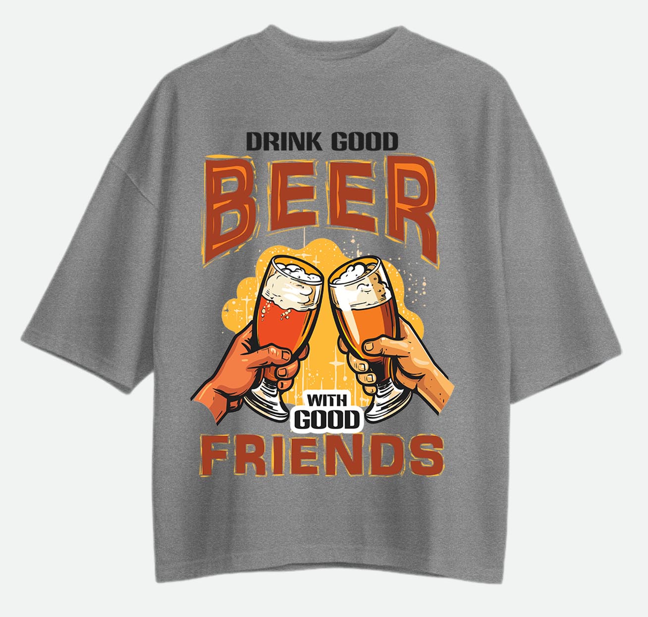 Beer & Friends - Oversized T-shirt