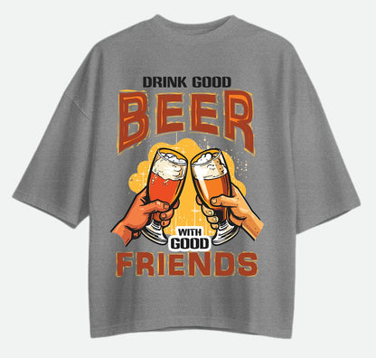 Beer & Friends - Oversized T-shirt