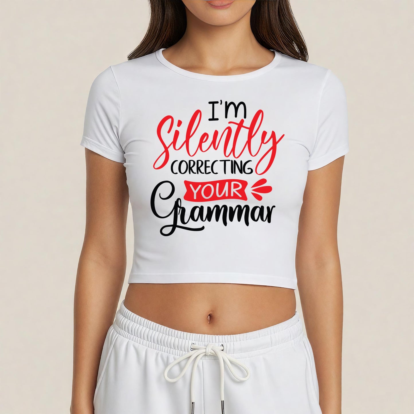 Silently Correcting - Baby Tee