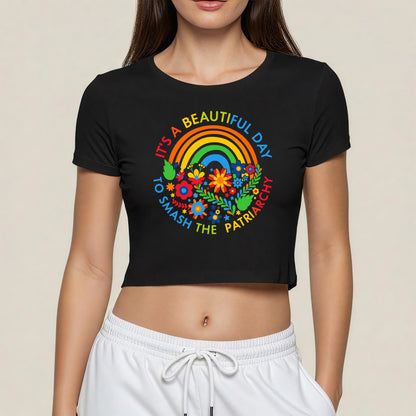 Smash Patriarchy - Baby Tee