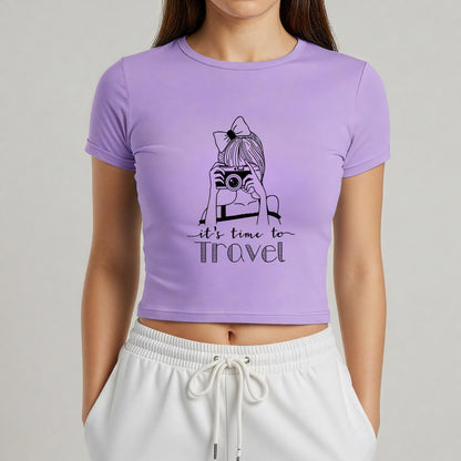 Time To Travel - Baby Tee