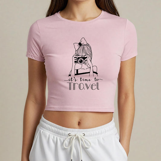 Time To Travel - Baby Tee