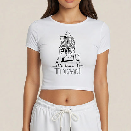 Time To Travel - Baby Tee