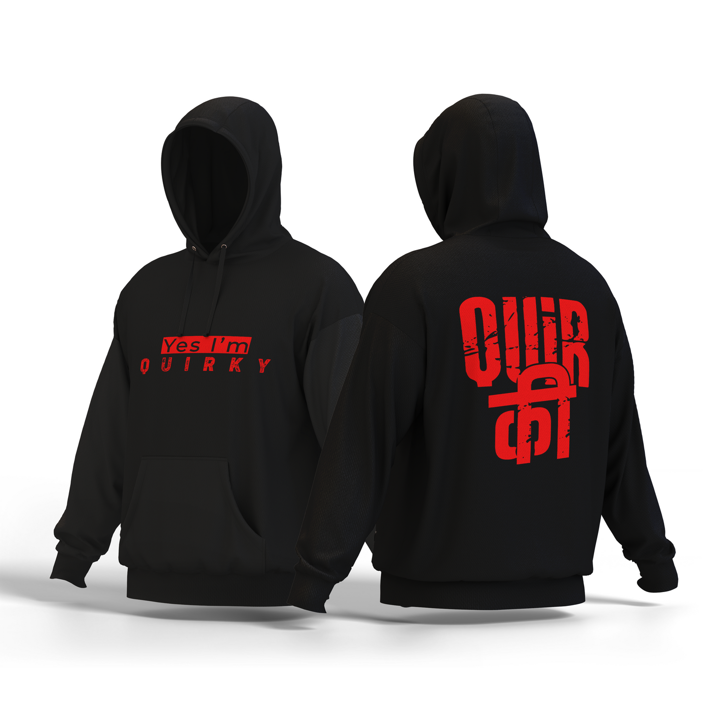 Quirky (Black) - Unisex Hoodie
