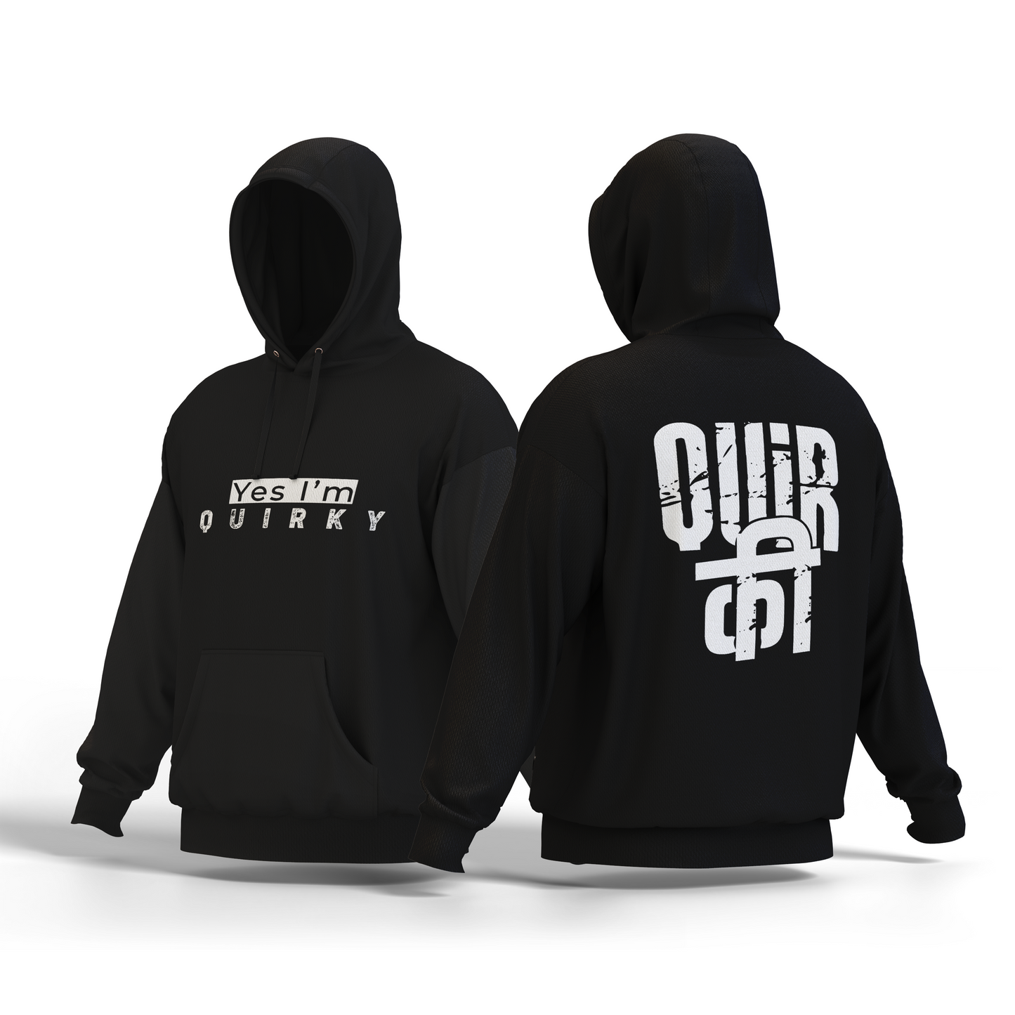 Quirky (Black) - Unisex Hoodie