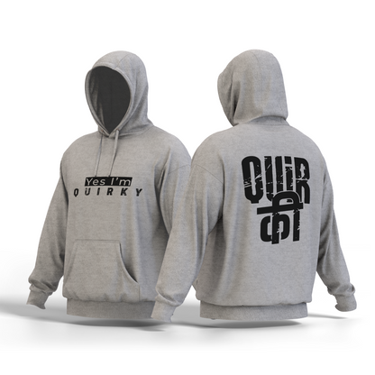 Quirky (Grey Melange) - Unisex Hoodie