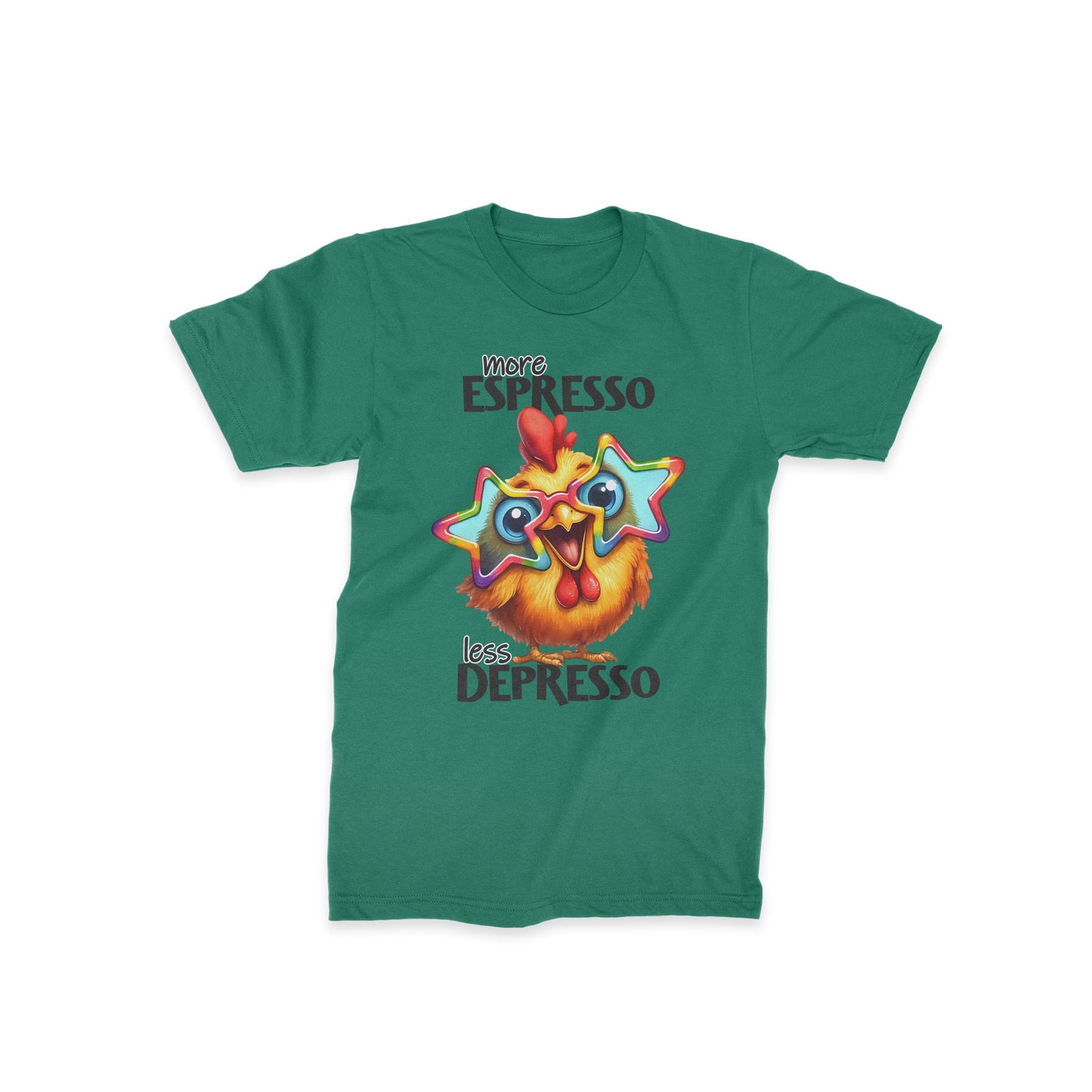 More Espresso Less Depresso - Classic Half Sleeves T-shirt