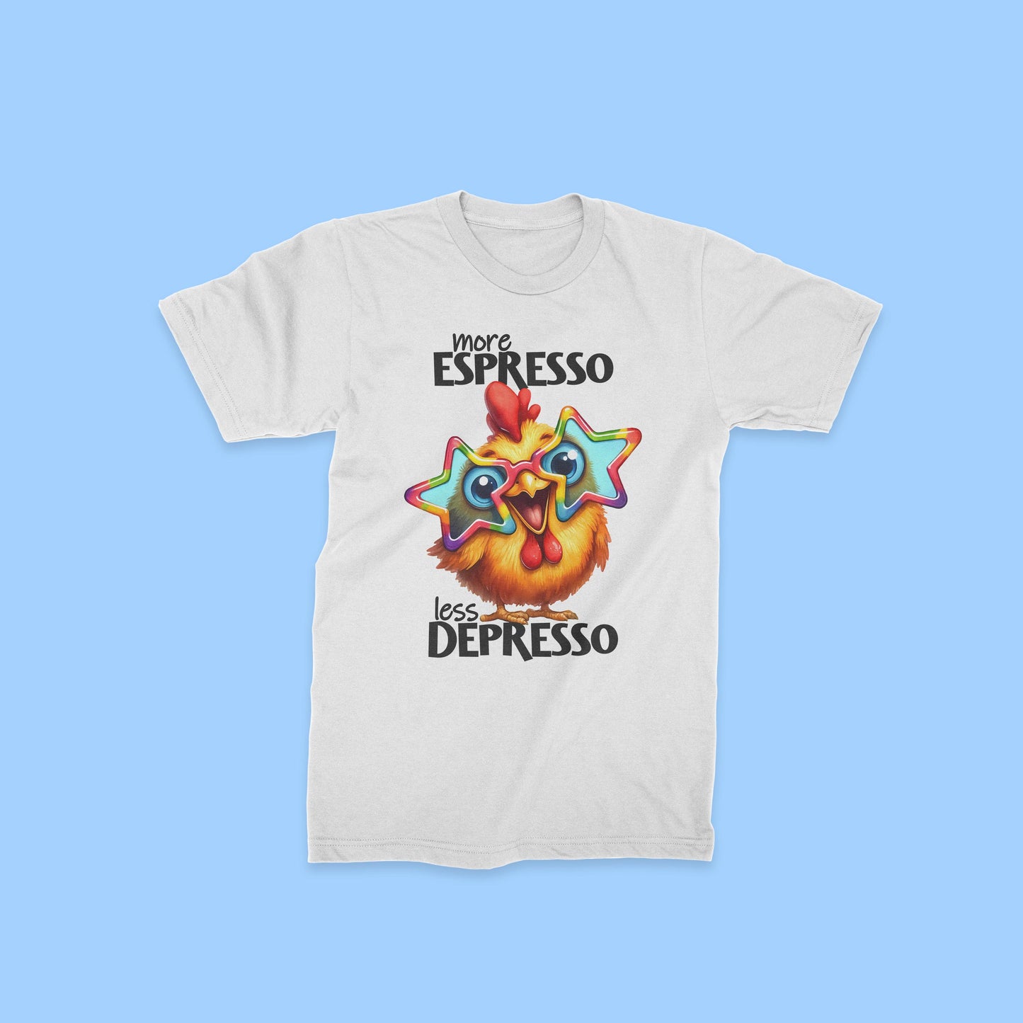 More Espresso Less Depresso - Classic Half Sleeves T-shirt
