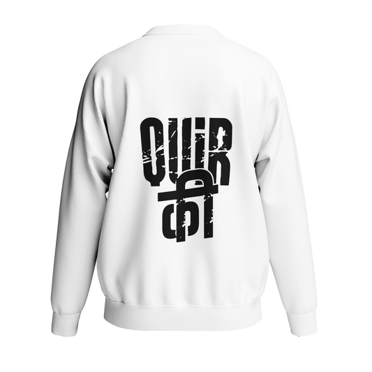 Quirky (White and Black) - Unisex Sweatshirt